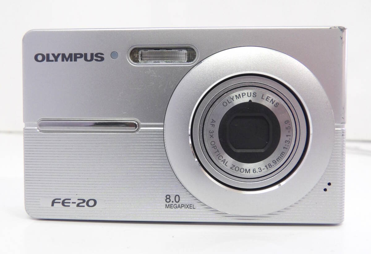 [... магазин ] Olympus OLYMPUS CAMEDIA FE-20 серебряный компактный цифровой фотоаппарат kya носитель информации цифровая камера (M0518)