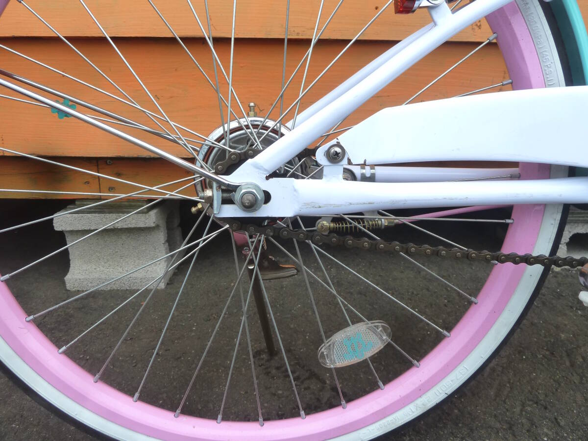 【よろづ屋】札幌ドーム周辺引取り限定：MAHALO ジュニア 22インチ 普通自転車 子供用 マハロ 変速なし パステルカラー(M0512)_画像8