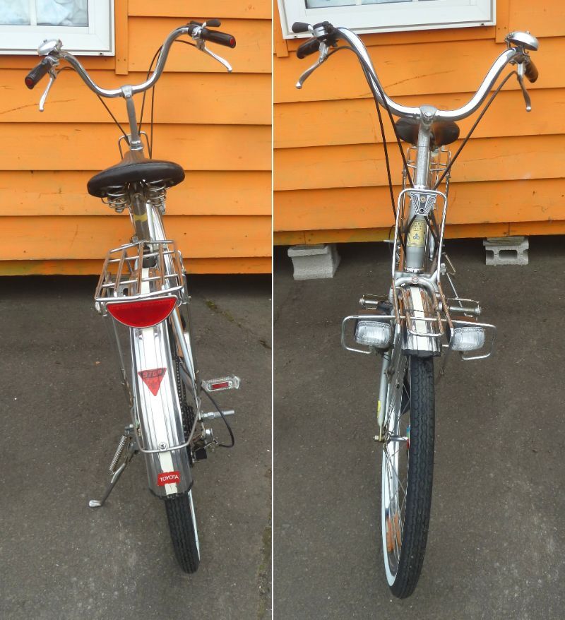 【よろづ屋】レア：トヨタノーリツサイクル Country Joy 22S 22インチ 5段変速 自転車 TOYOTA NORITSU CYCLE スーパーカー 昭和レトロ_画像3