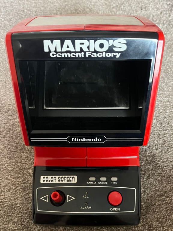  Nintendo Mario's Cement Factory マリオズセメントファクトリー テーブルトップ ゲーム機 の画像1
