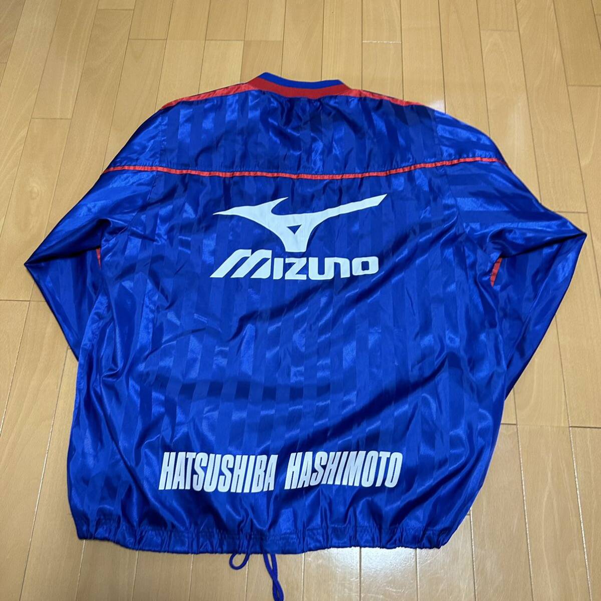 【レア】mizuno ミズノ 初芝橋本 サッカー部 ピステ 上下セット サイズO_画像4