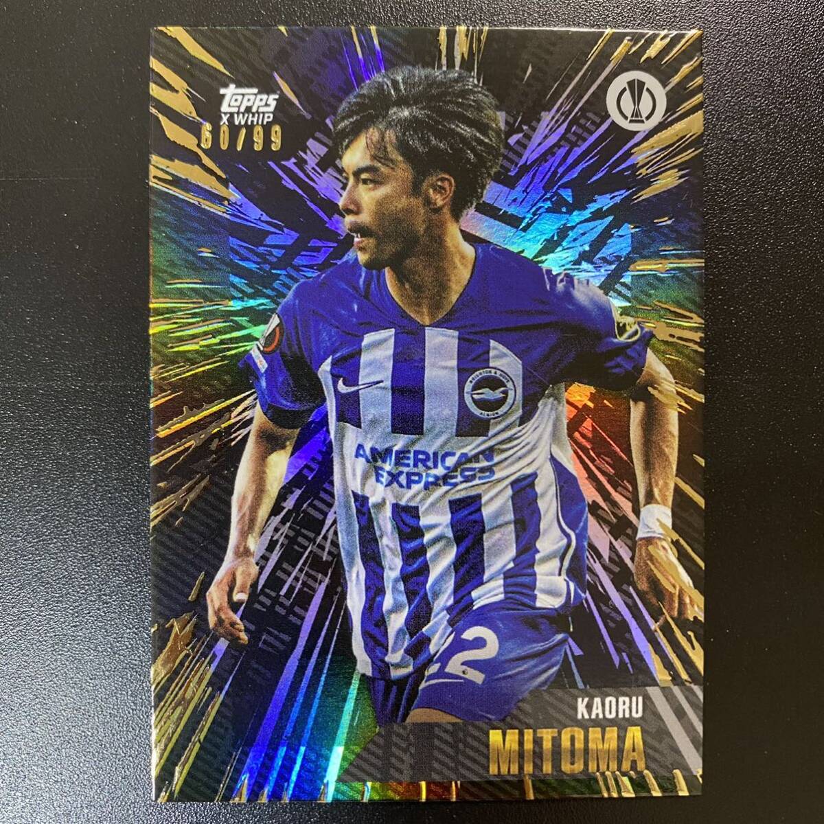 2023-24 Topps Gold UEFA Kaoru Mitoma /99 Brighton 三笘薫の画像1