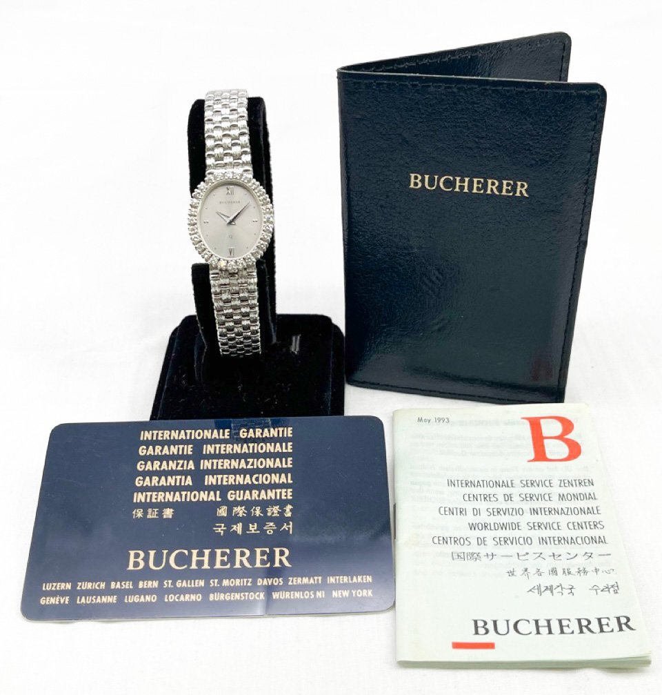 Bucherer/ ブヘラ 18Kホワイトゴールド #HK10058 レディース腕時計 Bucherer/ ブヘラ 18Kホワイトゴールド #HK10058 レディース腕時計