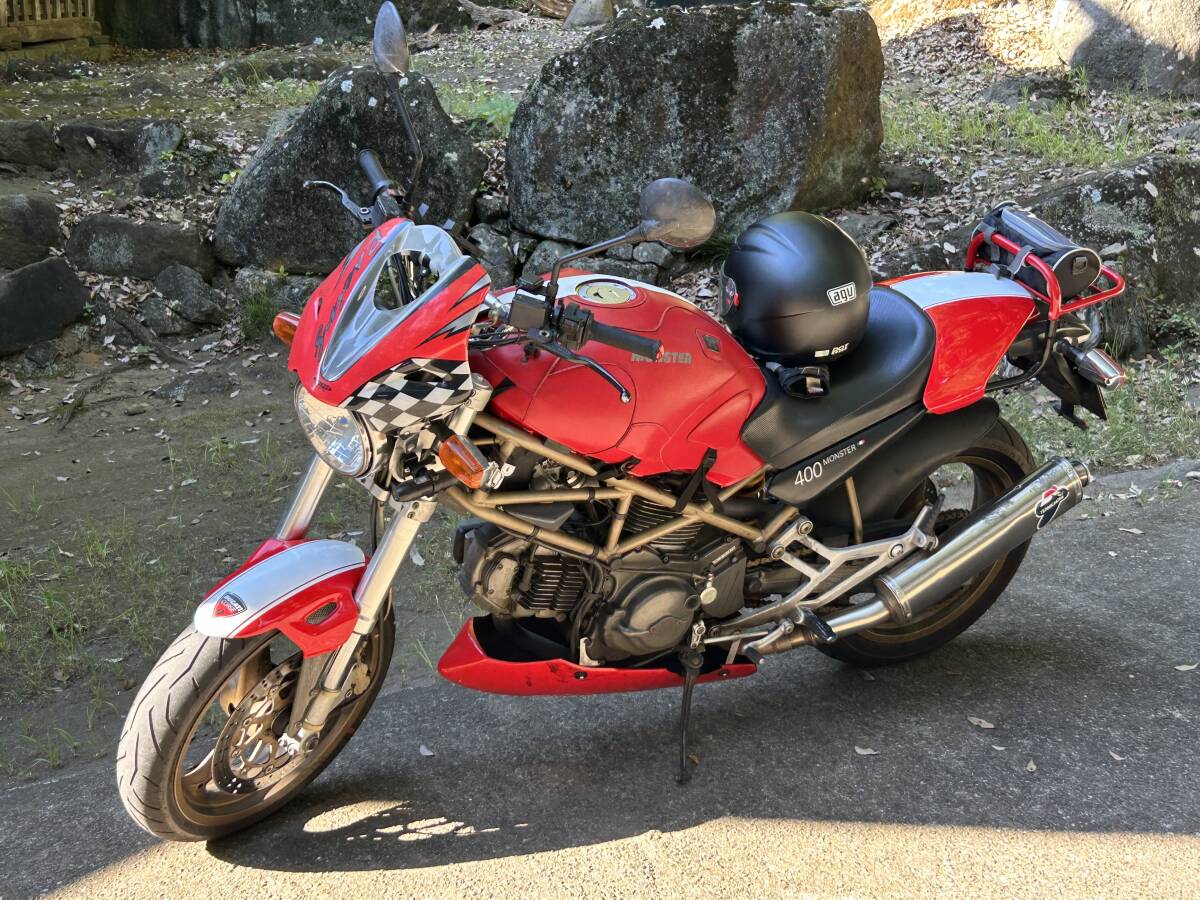 DUCATI モンスター用 アグレッシブ ハマー フロントフェンダー M400,M600,M750,M900,S2R,S4R,etc..._画像5