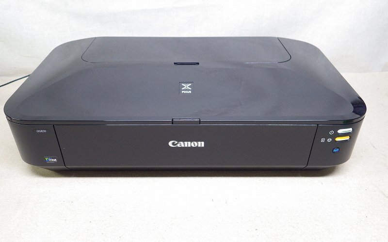 Zサま0101 ジャンク品 Canon/キヤノン A3 カラー インクジェットプリンター PIXUS iX6830 パソコン周辺機器 オフィス機器 OA機器_画像1