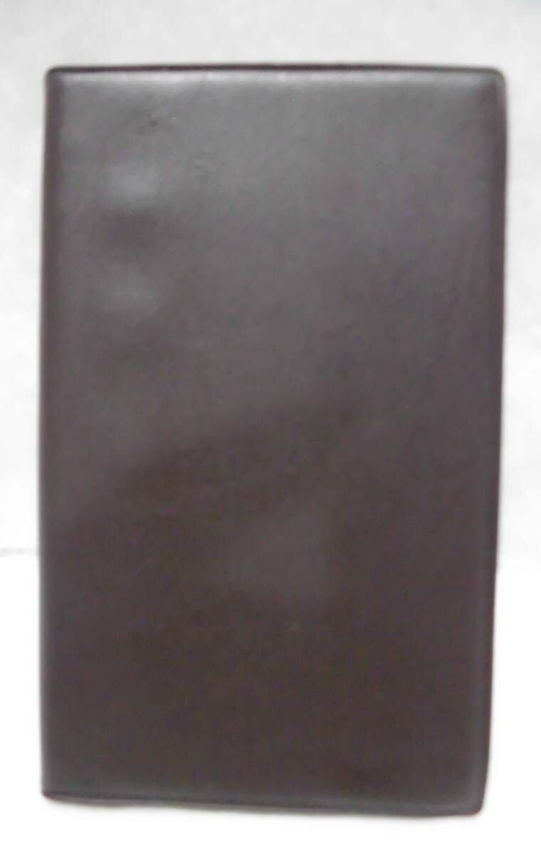 * retro *ZZZ* rare article [[ postage 370 jpy ] SHARP calculator ELSI MATE EL-347 10 column approximately 6.5cm×11.5cm tea color Brown notebook type case sharp ] present condition delivery 