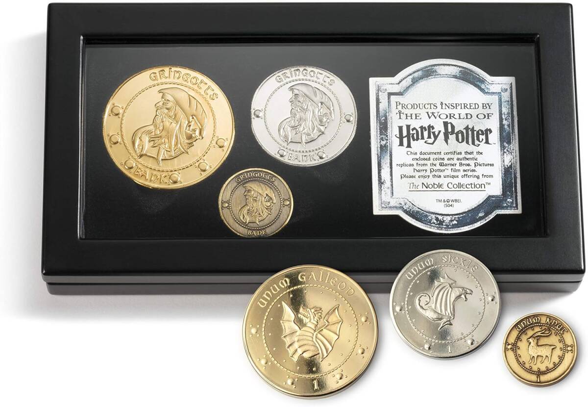 【新品】ハリーポッター　Harry Potter　グリンゴッツ　銀行　コイン　コレクション　金貨　銀貨　銅貨_画像1