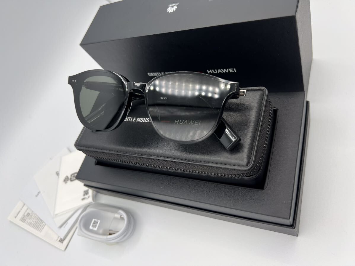 美品　【HUAWEI X GENTLE MONSTER Eyewear II】 アイウェアー2 ファーウェイ スピーカー搭載 スマートグラス グラサン/検Bluetoothイヤホン_画像1