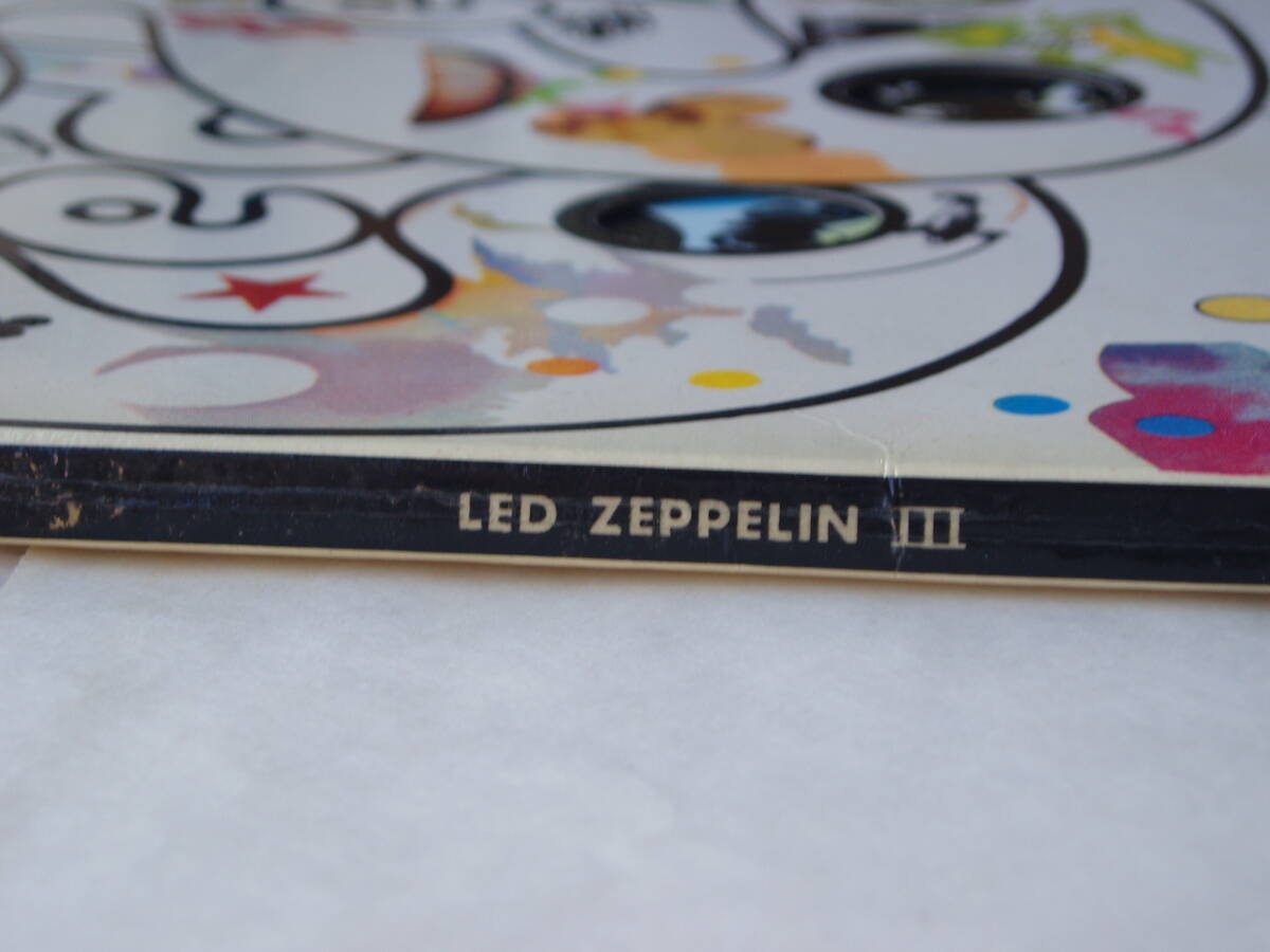 [英国盤] Led Zeppelin Ⅲ 美品/最初回Peter Grant Credited Plum＆Orange Label/マト両5/レッド・ツェッペリン 美盤＋美ジャケの画像6