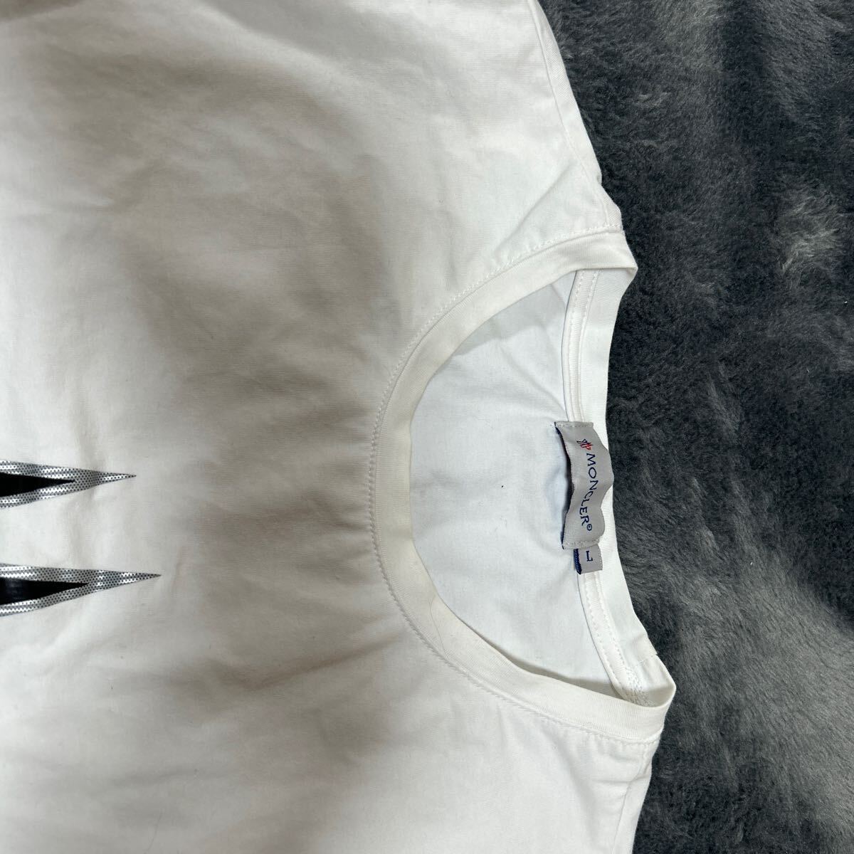MONCLER 半袖 Tシャツ ホワイト の画像2