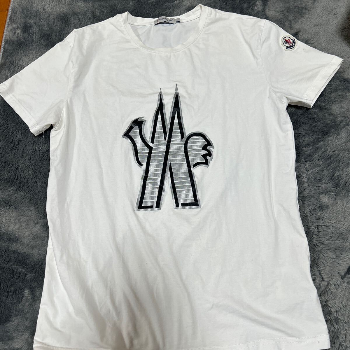 MONCLER 半袖 Tシャツ ホワイト の画像1