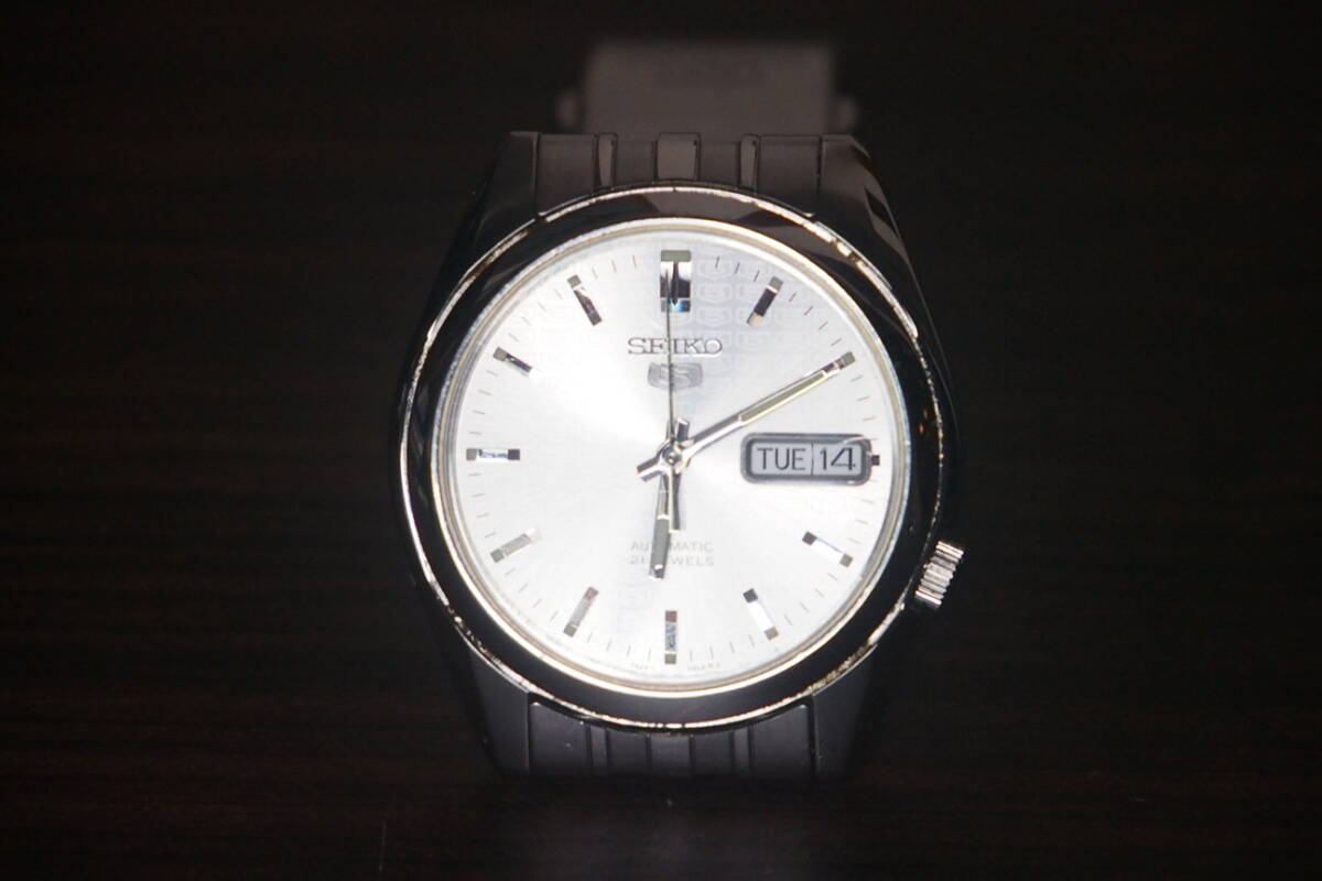 腕時計　セイコー5　7S26-04L4 R 2　5盾ダイヤル　逆輸入　バックスケルトン　SEIKO5　自動巻き　メカニカル_画像2