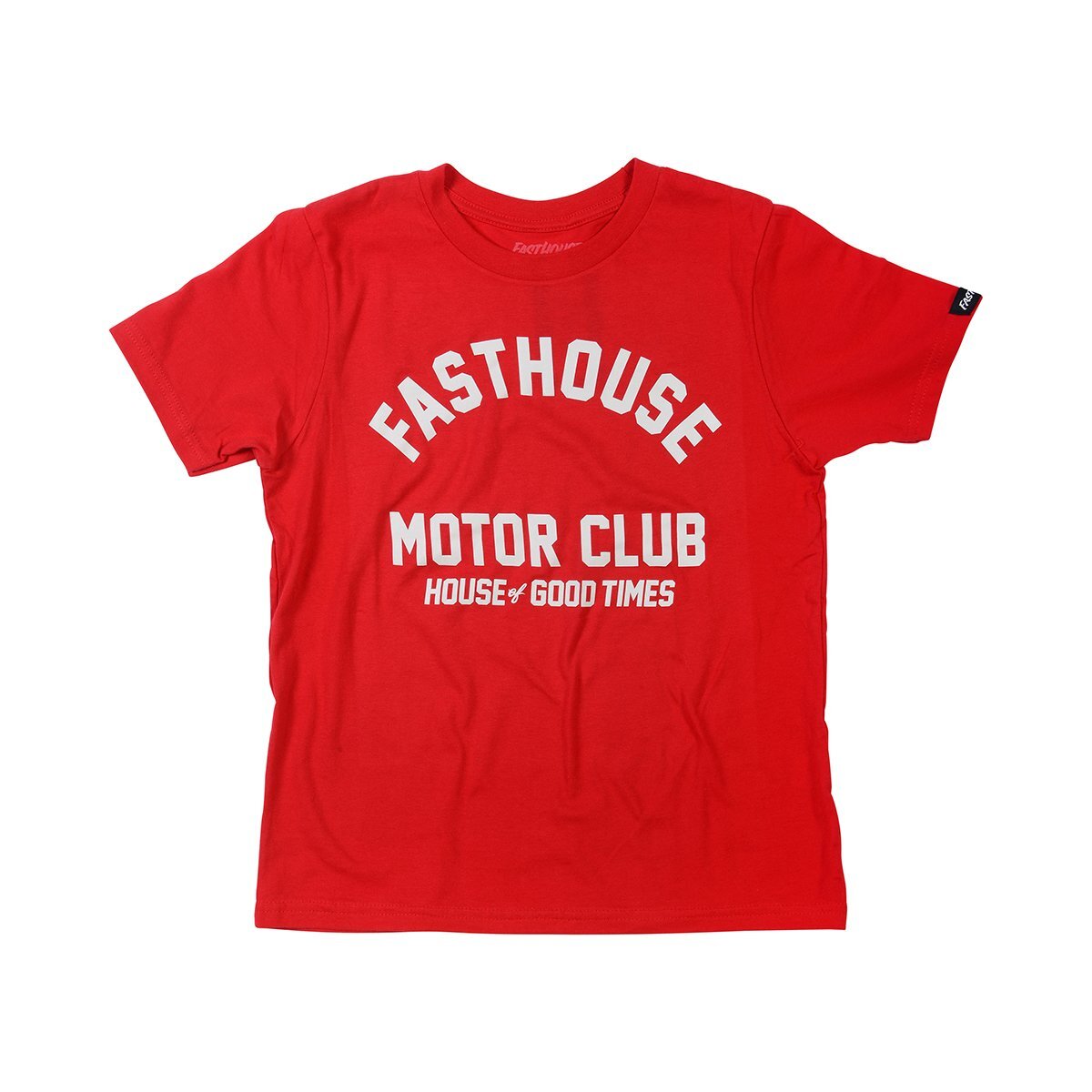 子供用 FASTHOUSE Tシャツ ユース ブリゲート レッド YMサイズ 1470-4022[D2146]_画像1
