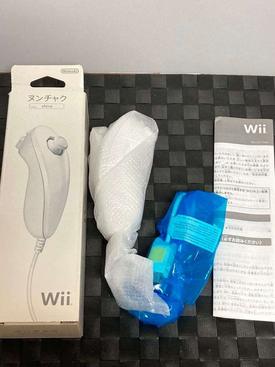 ［新品未使用］Wii ヌンチャク 白 RVL-004/Wiiリモコン 純正 