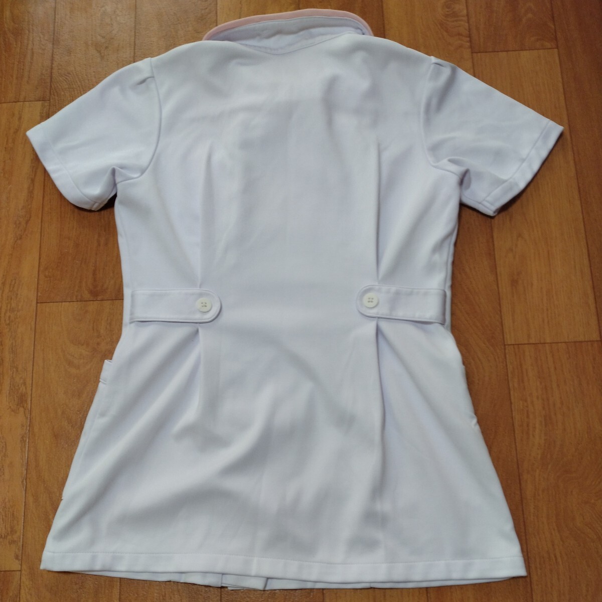  nurse Lee flower collar jacket & pants set size L white nursing . costume 