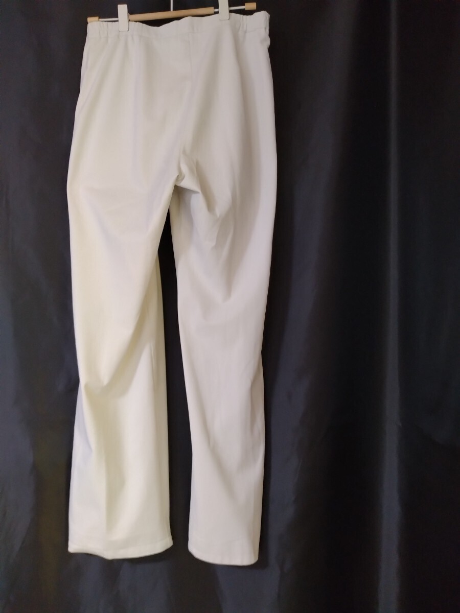 nagaire- Ben верх и низ в комплекте размер L белый мягко Sara Sara тонкий медицинская помощь белый халат уход . костюм 