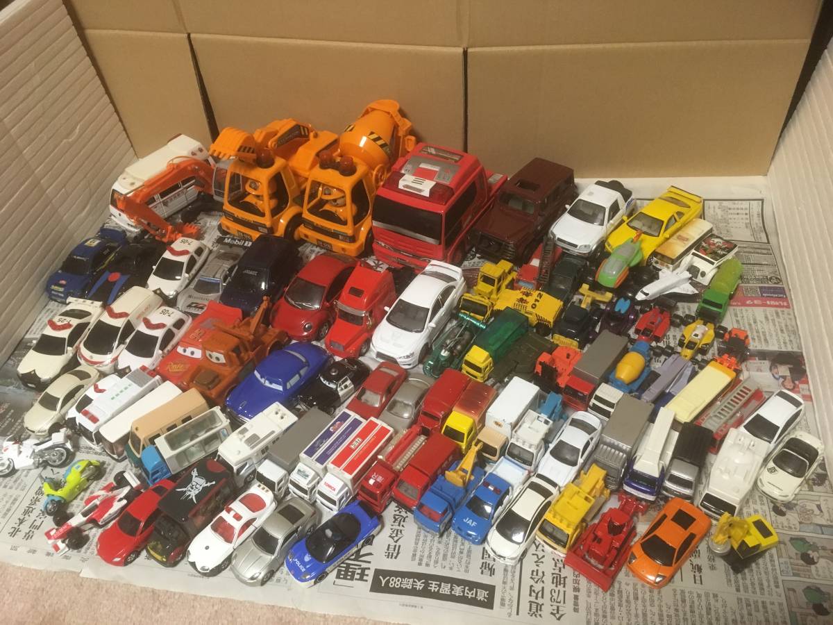 Postage Included Tomica Etc Minicar Various Together Large Amount Approximately 85 Pcs Set Jaf Disney The Cars Pullback Majorette Mattel Other Real Yahoo Auction Salling