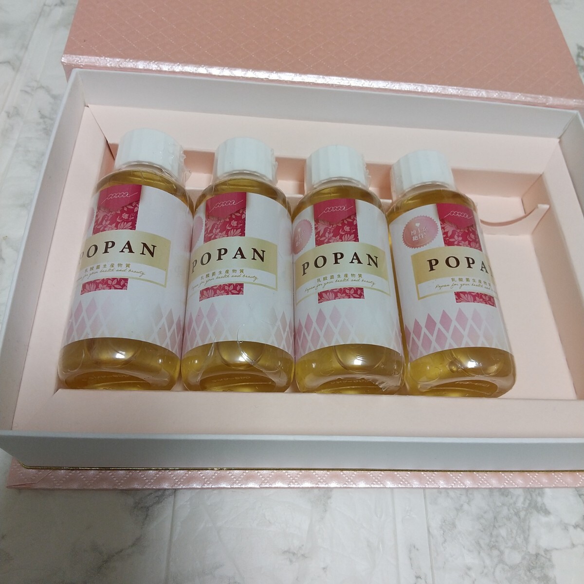 乳酸菌飲料 popan　60ml×4本セット_画像1