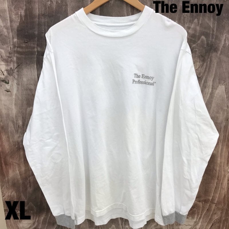 Ｔｈｅ Ｅｎｎｏｙ Ｐｒｏｆｅｓｓｉｏｎａｌ エンノイ ＸＬ Ｌ／Ｓ ＴＥＥ ロンＴ ＳＳ２０ＢＲＥＮＣＴ０６ＡＭ 白 洋品紳士服/246の画像1