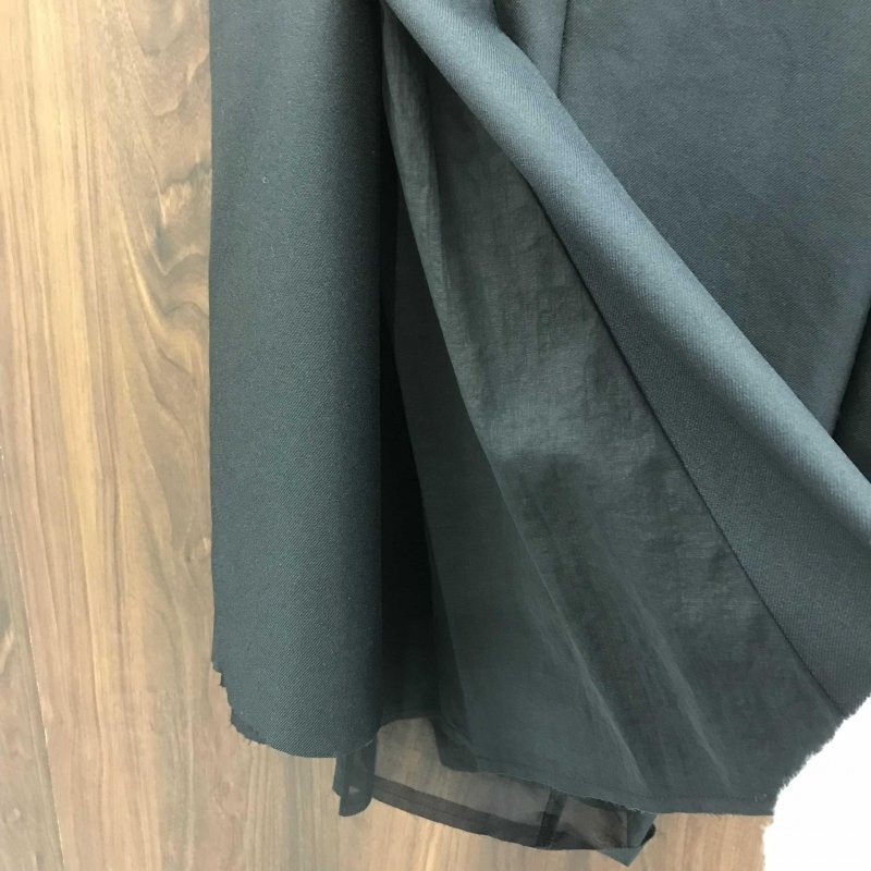 ＣＯＭＭＥ ｄｅｓ ＧＡＲＣＯＮＳ コムデギャルソン ロング スカート ブラック Ｓサイズ モード デザイン 黒 洋品婦人服/208の画像5