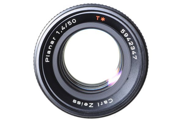 #2538◆送料無料◆CONTAX コンタックス Carl Zeiss Planar 50mm F1.4 T* AEJ_画像7