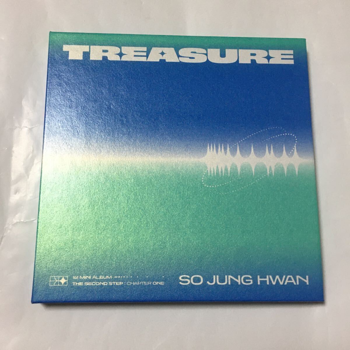 送料込み　TREASURE　CD　ポスター　1st MINI ALBUM　☆THE SECOND STEP : CHAPTER ONE☆　SO JUNG HWAN ver.　ジョンファン　K-POP 