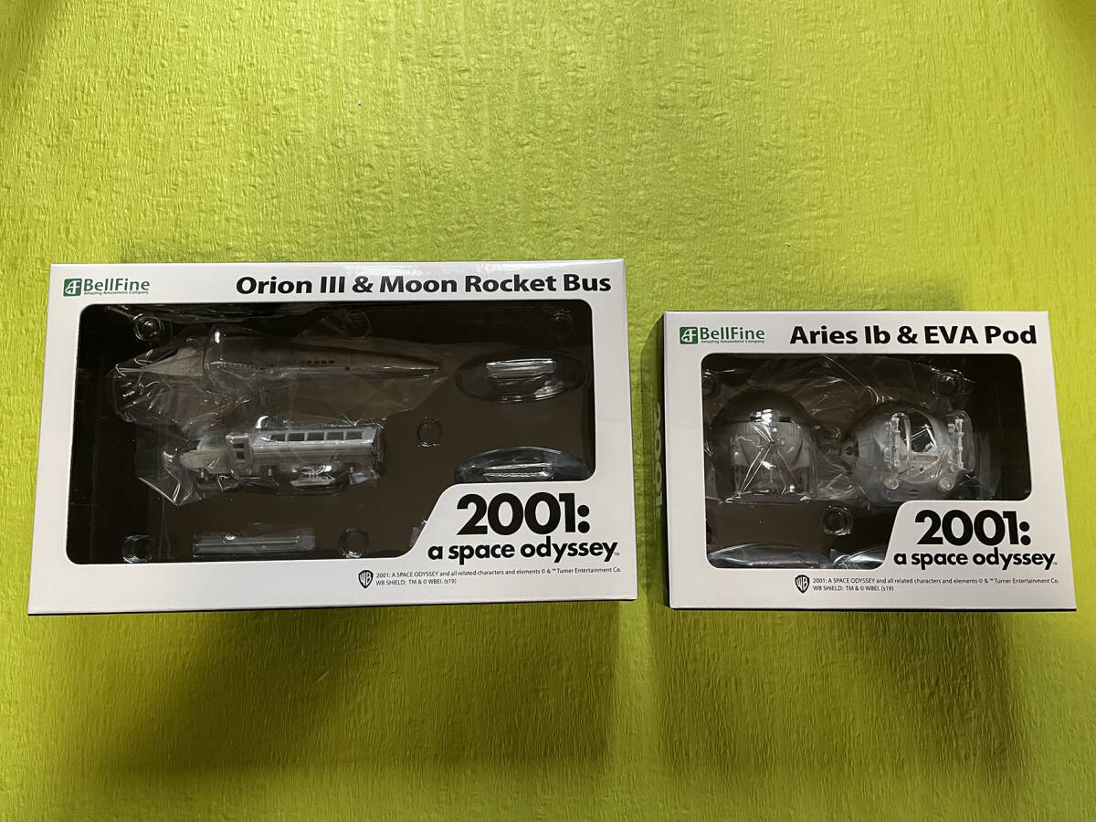 【未開封】 ベルファイン 2001年宇宙の旅 オリオン号 & ムーンバス アリエス号 & スペースポッド セット BeLLFINE 2001の画像1