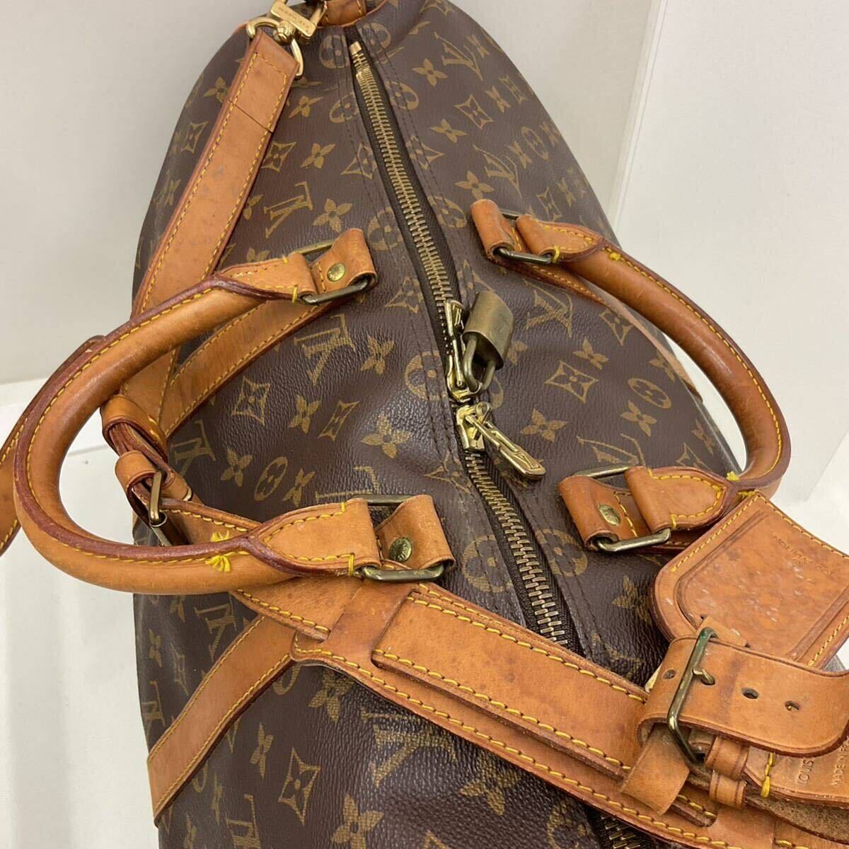 4156 LOUIS VUITTON ルイヴィトン モノグラム キーポル バンドリエール 50 M41416 ボストンバッグ VI0950の画像3