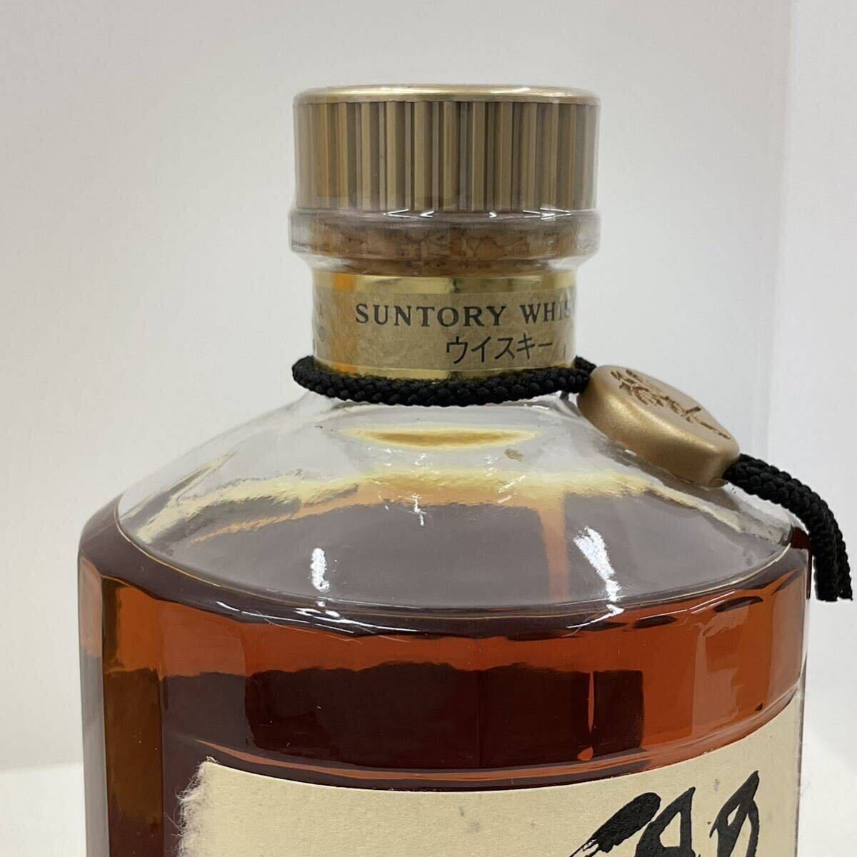 532 SUNTORY WHISKY HIBIKI Suntory виски . обратная сторона Gold этикетка 750ml 43% SH-01 с ящиком 1899 год старый бутылка нераспечатанный 