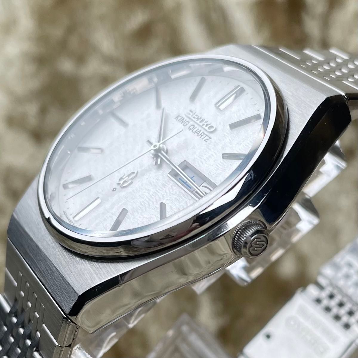 ビンテージ 精工舎 SEIKO セイコー キングクォーツ 希少 白樺 ビンテージ 精工舎 SEIKO セイコー キングクォーツ 希少 白樺