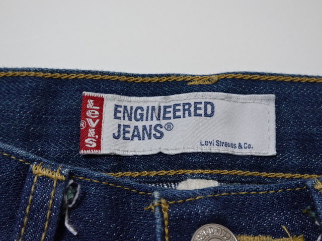 ●リーバイス LEVIS Engineered Jeans リーバイスエンジニアドジーンズ デニム L ７分丈 ●0505●_画像2