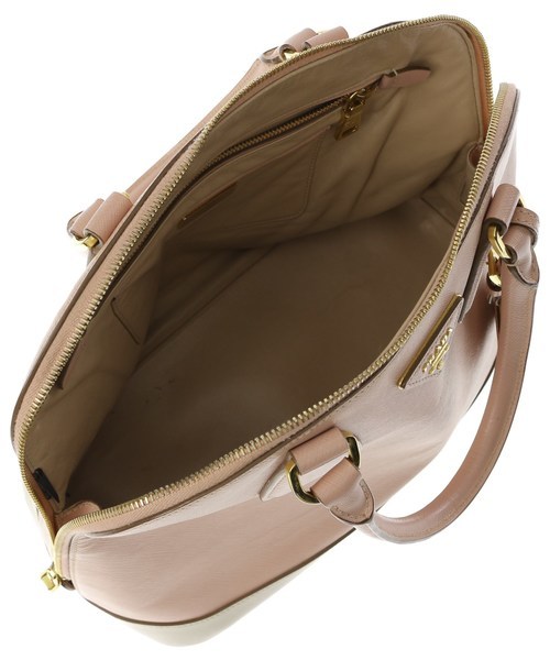 PRADA プラダ ◇ サフィアーノ レザー 皮 革 ハンド バッグ 鞄