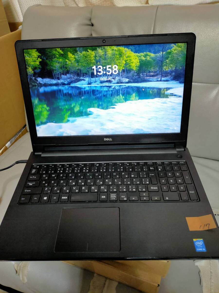 送料無料 NO.117  DEEL Vostro 3558 Windows11  64bit@ Intel Core i5-5200U @2.2GHz /ＲＯＭ4G/HDD500G/DVDマルチ/15incWの画像1