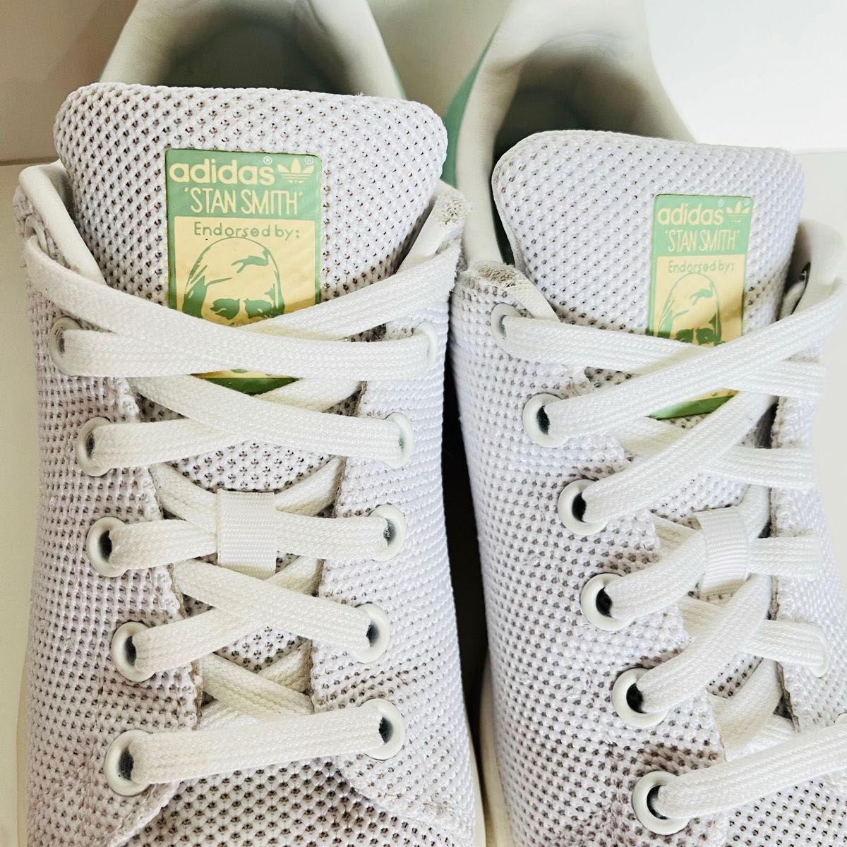 adidas STANSMITH W 白 メッシュ アディダス スタンスミス スニーカー ホワイト