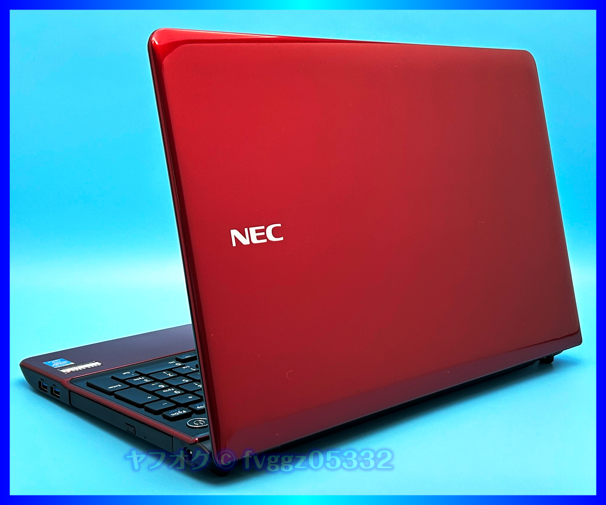 NEC Windows 11 Core i7 SSD 新品 1000GB +外付HDD 1TB メモリ 16GB おしゃれなレッド Bluetooth Office2021 Webカメラ ノートパソコン_画像6