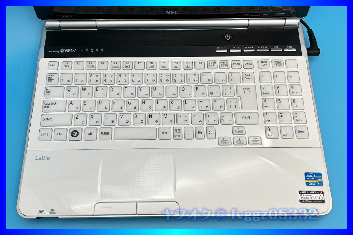 NEC Core i7 Windows 11 SSD 新品 1000GB +外付HDD 1TB 大容量メモリー 16GB ホワイト Office2021 ノートパソコン YAMAHAスピーカーの画像3