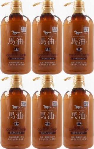 6ps.@ horse oil conditioner 600mL man and woman use..,....... weak acid ... thickness horse oil . hair ends till coating do dry . out .. ultra from protects.