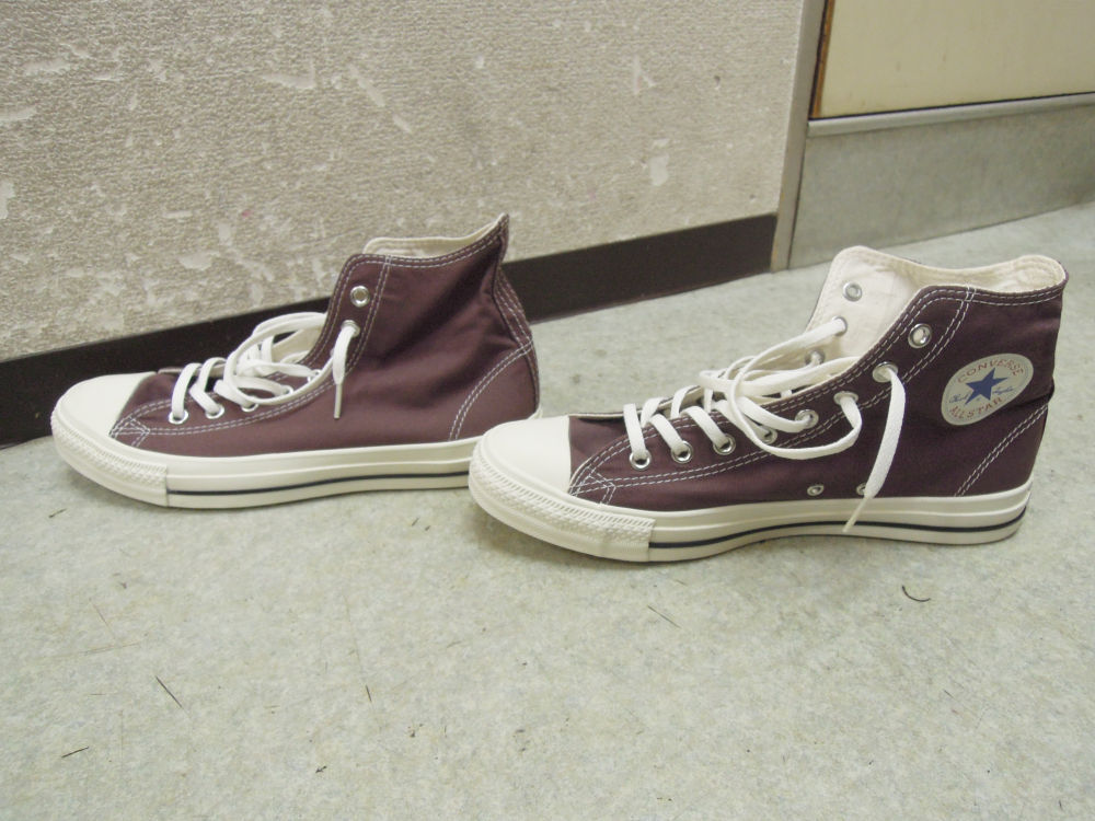 2242) 未使用 CONVERSE ALLSTAR コンバース ステッチング HI BROWN 29cm 1SC426 ハイカット スニーカー_画像5