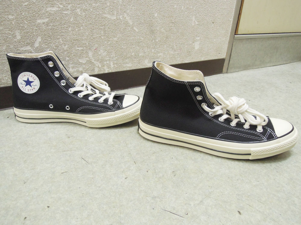 2239) 未使用 CONVERSE ALLSTAR コンバース CT HI BLACK 29cm 142334C ハイカット スニーカー_画像5