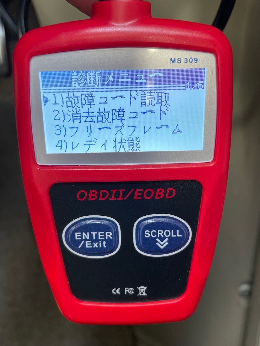 日本語表示可能 OBDⅡ診断機 MS309 ダイアグノーシス