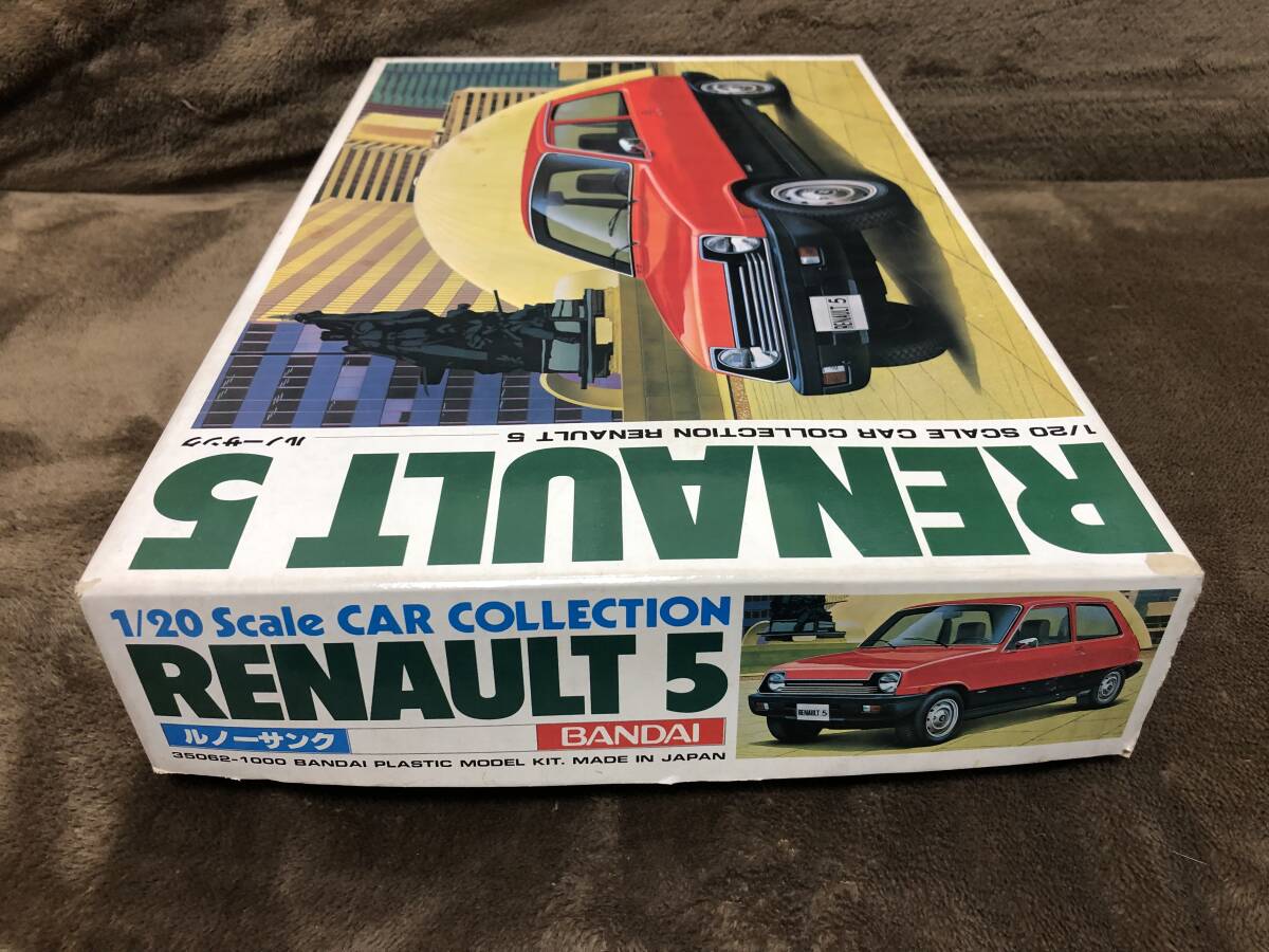  Showa era that time thing! stock goods * Bandai *1/20 Renault thank * unopened goods * article limit!