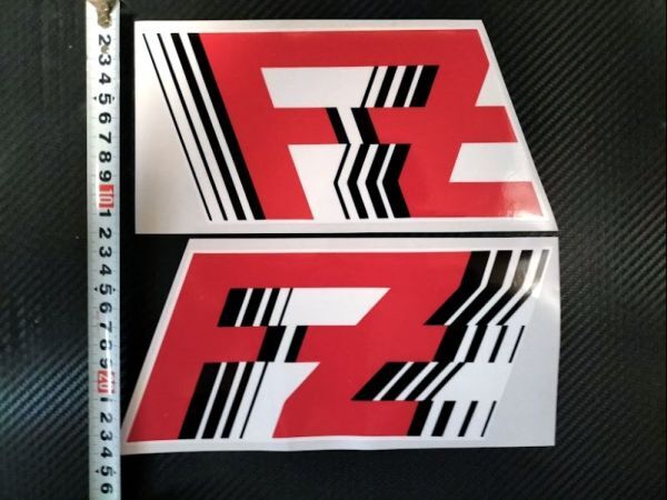 YAMAHA FZ750 side cowl for after market decal FZ400R red 