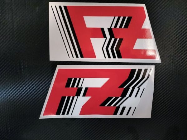 YAMAHA FZ750 side cowl for after market decal FZ400R red 