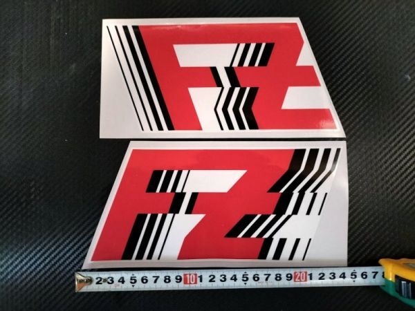 YAMAHA FZ750 side cowl for after market decal FZ400R red 