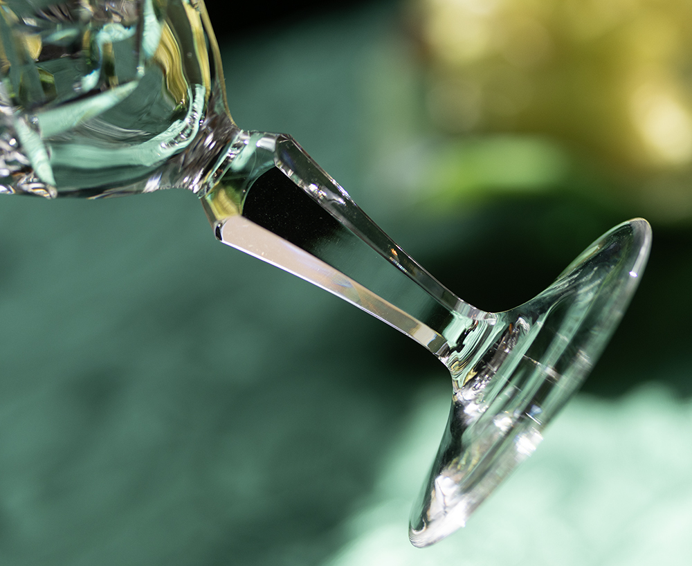ビンテージ クリスタル カッティング シャンパン カクテル ワイングラス 2個セット 酒 バーグラス_画像4