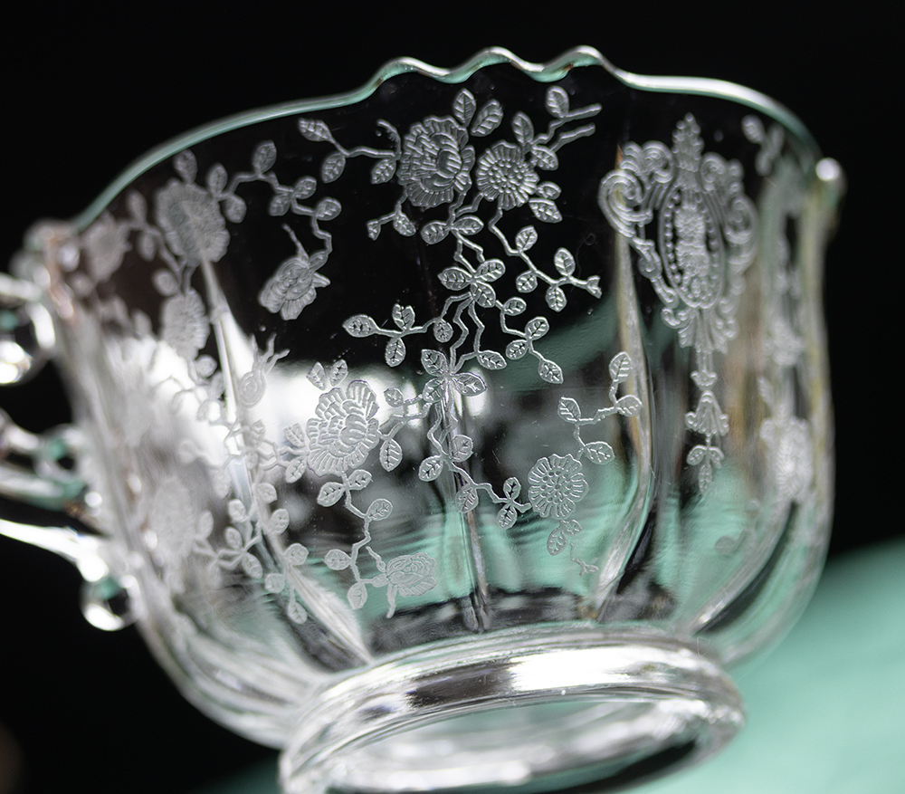  роскошный талон Bridge стакан elegant rose отметка роза искусство гравировки crystal cup & блюдце кофе черный чай чай античный 