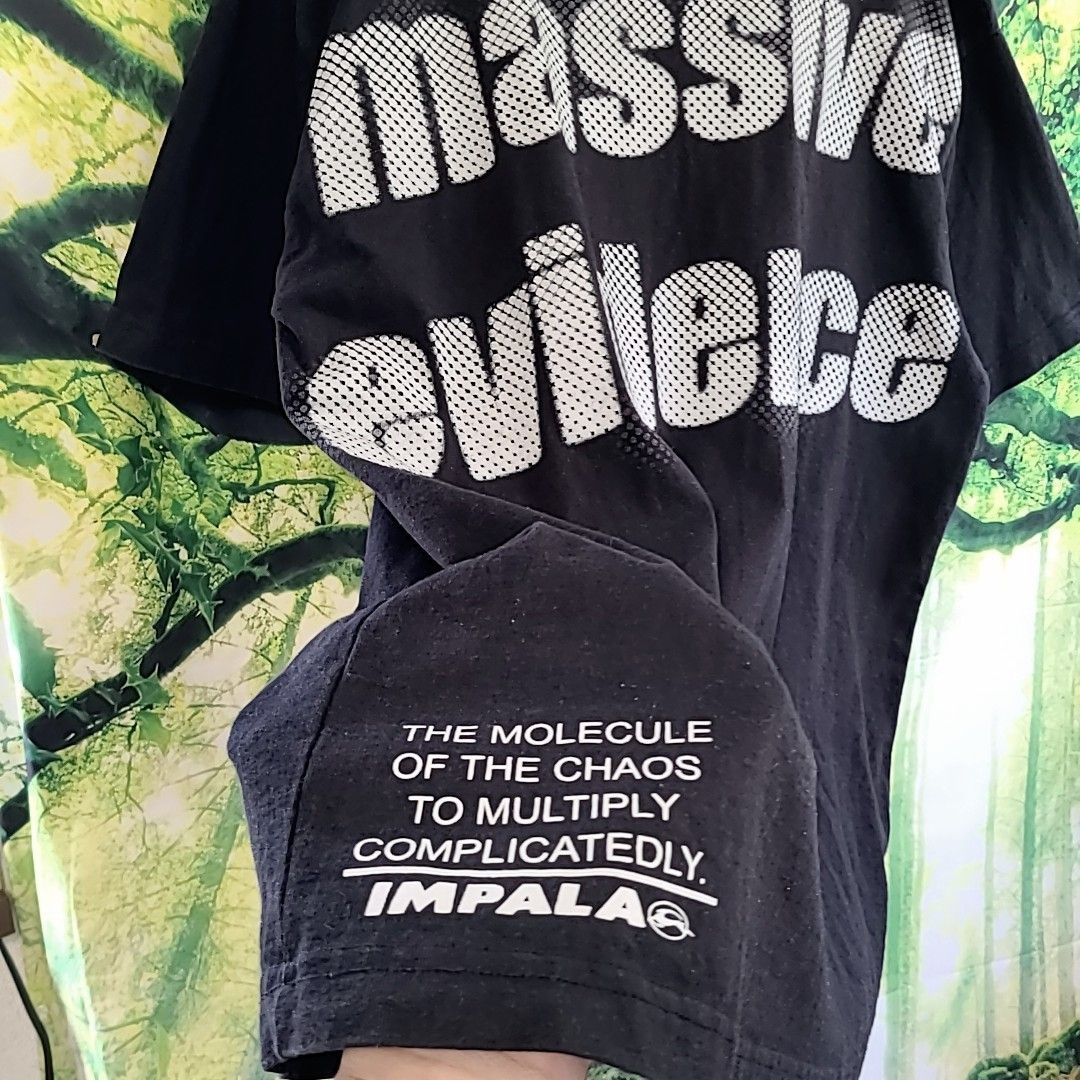 90s 90年代 ビンテージ IMPALA 両面プリント バックプリント 黒 ヒップホップ Tシャツ ラップ 半袖 ストリート