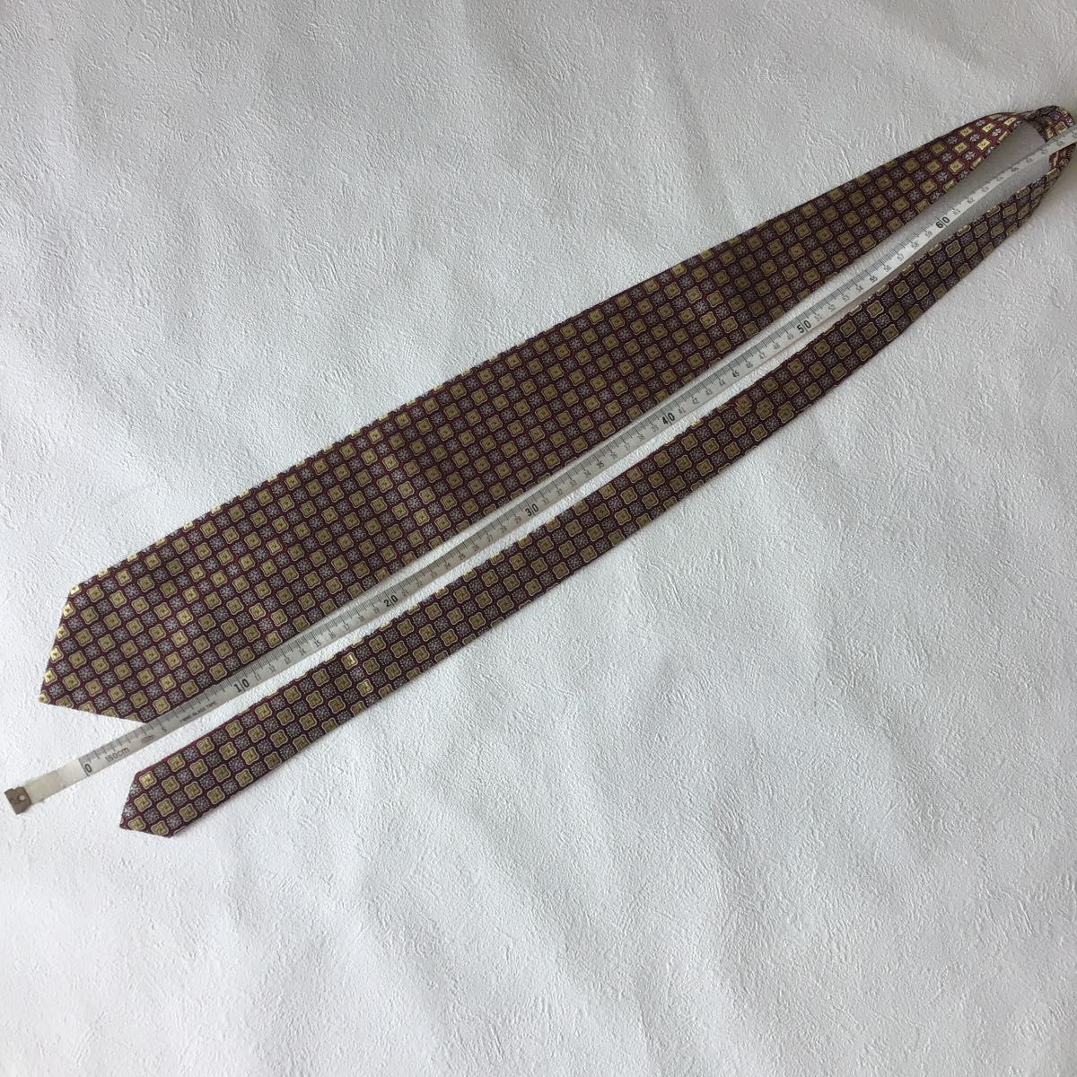ネクタイ 総柄 イタリア製　ジャガード織　撥水加工ネクタイ
