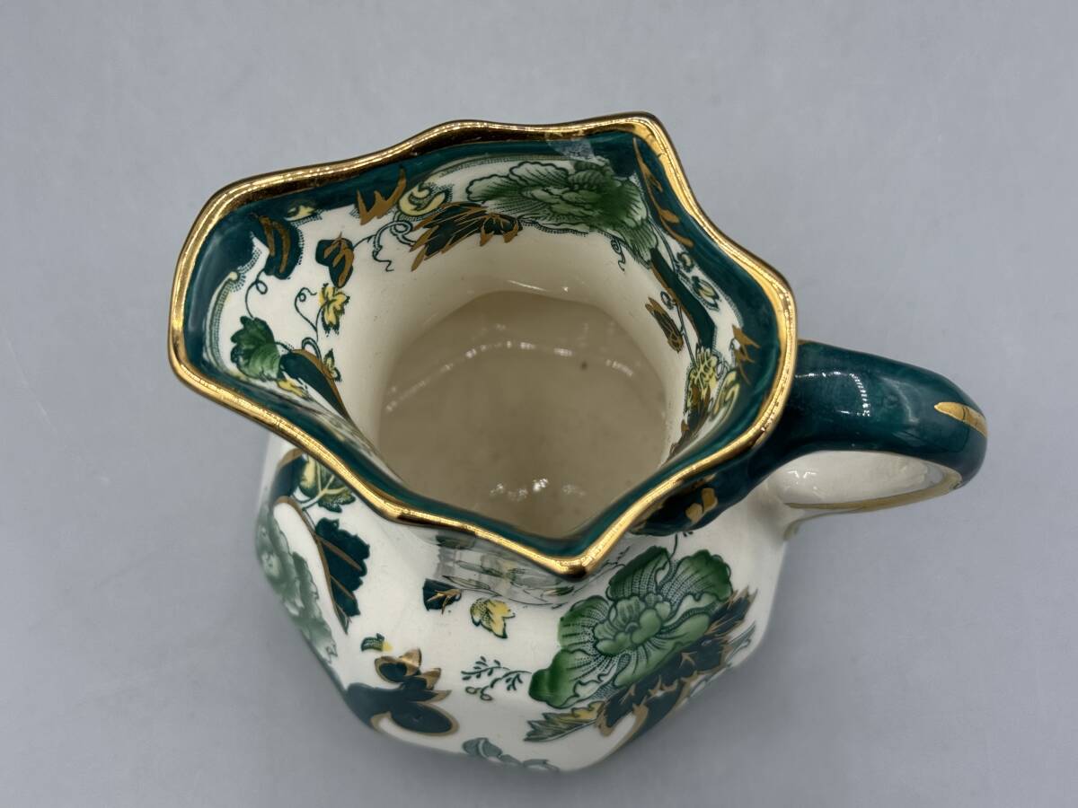 英国 Mason's メイソンズ ジャグ Chartreuse 水差し 高さ11cm 花瓶 (788)_画像6