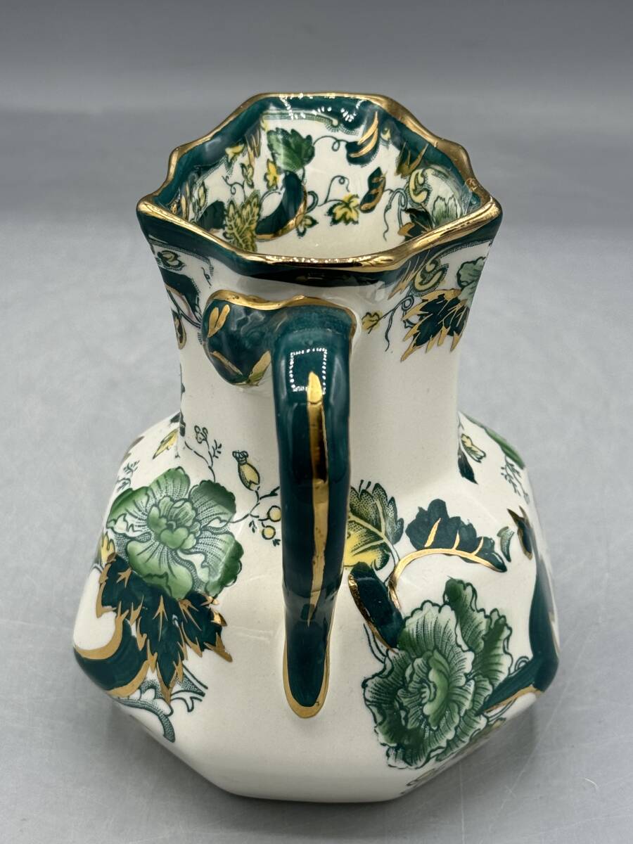 英国 Mason's メイソンズ ジャグ Chartreuse 水差し 高さ11cm 花瓶 (788)_画像5